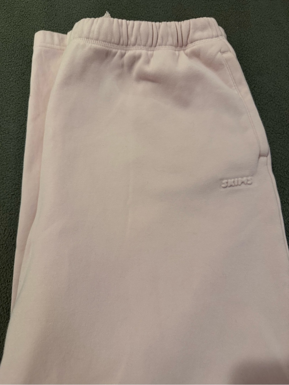 SKIMS Pink Drawstring Sweatpants